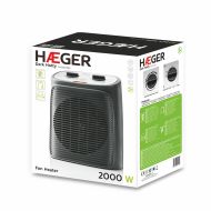 Prenosný termoventilátor Haeger FH-200.016A 2000 W Čierna Biela