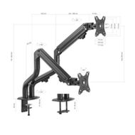 Držiak na televíziu Aisens DT32TSR-141 17"-32" 8 kg 17-32"