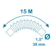 Hadica EDM Ø 3,8 cm 15 m