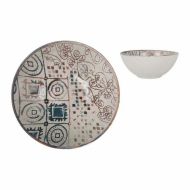 Miska La Mediterránea Grecia Porcelán Modrá Gaštanová Ø 16 x 7 cm (24 kusov)