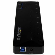 USB rozbočovač Startech ST103008U2C USB 3.0 x 10 Čierna