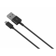 Kábel USB na Micro USB Contact 1 m Čierna