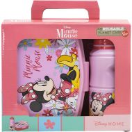 Miska so zabudovanou fľašou Minnie Mouse CZ11278 380 ml 17 cm Plastické