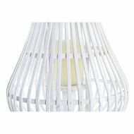 Lampa DKD Home Decor Biela Viacfarebná Kov Bambus Sklo Mestská 30 x 40 cm 29 x 29 x 34 cm