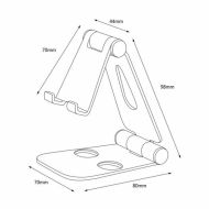 Stojan na mobil alebo tablet Aisens MS2PM-086 Oceľ 8" (1 kusov)