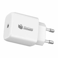 Nabíjačka do zástrčky v stene + kábel USB-C PcCom Biela 20 W