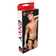 Stringy Envy Lowrise Zip Čierna S/M