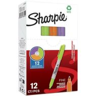 Permanentná fixka Sharpie zelená Purpurová Oranžová (12 kusov)