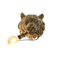 Nástenná lampa Home ESPRIT Zlatá Živica 50 W Koloniálny štýl Tiger 220 V 27,5 x 20,5 x 27 cm