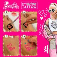 Dočasné Tetovania Barbie My Glitter Tattoo Trblietky 20 Kusy