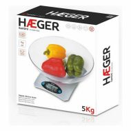 kuchynskú váhu Haeger KS-05B.002B 5 kg Čierna