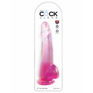 Vibrator Pipedream King Cock Clear Viacfarebná Ružová