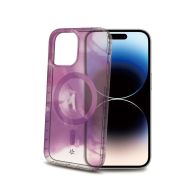 Puzdro na mobil Celly iPhone 15 Pro Purpurová Transparentná