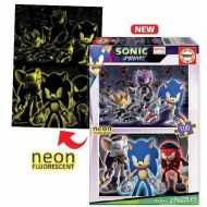 Sada 2 puzzle Educa Neon Sonic 100 Kusy