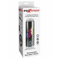 Masturbátor Pipedream PDX EXTREME RECHARGEABLE ROTO-BATOR MOUTH BLACK