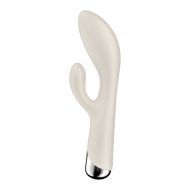 Vibrátor pre dvojicu Dual Stimulation Satisfyer Spinning Rabbit 1 Biela