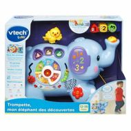 Interaktívna hračka pre bábätká Vtech Baby Trumpet, My Elephant of Discoveries