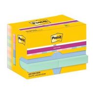 Samolepiace bločky Post-it Super Sticky Viacfarebná 12 Kusy 47,6 x 47,6 mm (2 kusov)