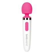 Mini nabíjateľná vibračná masážna hlavica Aqua Bodywand BW122 Ružová