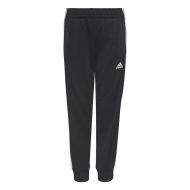 Detská tepláková súprava Adidas Essentials Shiny 3 Stripes Čierna