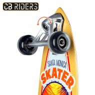 Skejtbord Colorbaby Santa Monica Skater Drevo 74 x 22 cm