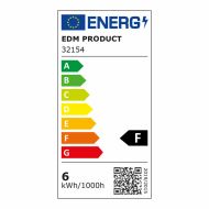 Naneste LED svetlo EDM 6 W 70 Lm (4000 K)