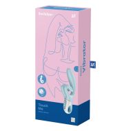 Vibrátor pre dvojicu Dual Stimulation Satisfyer Touch me Modrá