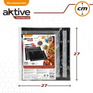 Prenosný Barbeque gril Aktive Silikónové Plastické 27 x 24,5 x 0,4 cm