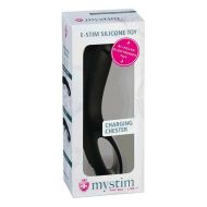 Elektrostimulačné dildo Charging Chester Mystim Čierna (19 cm)