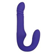 Masturbátor v tvare vagíny a zadku Double Penetration Adam & Eve Ultimate Thrusting Strapless Purpur