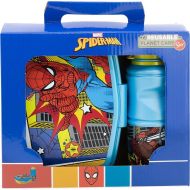 Miska so zabudovanou fľašou Spider-Man CZ11279 380 ml 17 cm Plastické