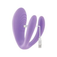 Vibrátor pre dvojicu Dual Stimulation Evolved Purpurová