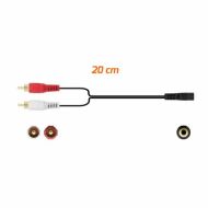 Kábel Audio Jack (3,5 mm) na 2 RCA PcCom