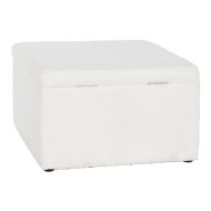 Stolička Home ESPRIT Biela Polyester Drevo MDF 60 x 60 x 36 cm