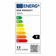 Naneste LED stropné svetlo EDM F 12 W 840 lm (6400 K)