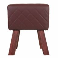 Stolička Alexandra House Living PVC Drevo MDF 30 x 47 x 36 cm