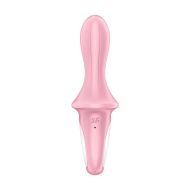 Vibrátor Ovládaný Rádiom Satisfyer Air Pump Booty 5 Ružová