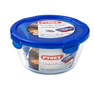 Tepelný obedár Pyrex Cook&go 20 x 20 x 10,3 cm Modrá 1,6 L Sklo (6 kusov)