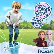 Skákadlo pogo, pogo jumper Frozen 3D Modrá Detské (4 kusov)