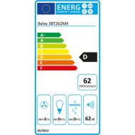 Odsávač pre kuchyňu Balay 3BT262MX 60 cm 300 m³/h 115W D Oceľ