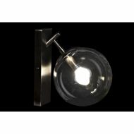 Nástenná lampa DKD Home Decor 25W Sklo Striebristý Kov 220 V (20 x 25 x 27 cm)