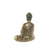 Dekoratívne postava Home ESPRIT Zlatá Buddha Orientálny 20 x 12 x 24,3 cm