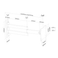 Držiak na televíziu Neomounts FPMA-W830 10" 27" 12 kg