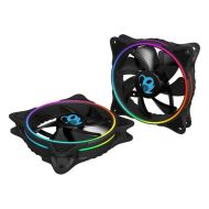 Ventilátor počítačovej skrine CoolBox DEEP Iris Ø 12 cm 1100 rpm RGB Ø 12 cm