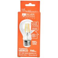 Sférická LED Žiarovka Silver Electronics 1980627 E27 6W 3000K A++ (Teplé Svetlo)