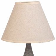 Stolná lampa Alexandra House Living Biela Sivá Kov Látka 220-240 V 23 x 46 x 23 cm