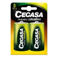 Alkalické Batérie Cegasa Bl.LR20 D 1,5V (2 uds) (12 kusov)