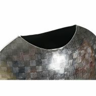 Váza DKD Home Decor 37 x 14 x 33 cm Striebristý Zlatá Aluminium Moderný (2 kusov)