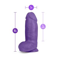 Realistické dildo Blush Au Naturel TPE Ø 8 cm (17,7 cm)