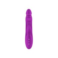 Vibrátor pre dvojicu Dual Stimulation FemmeFunn Booster Rabbit Purpurová